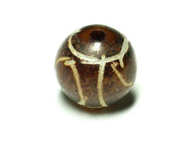 TOKO-BEADS BZ021-06 Tibetan Natural Stone bead 7.5mm BZ021-06 チベット天然石ビーズ 7.5mm Asian bead & African bead  Handmade,Lampeork,bead,asia,india,ethnic,parts,accessory,beads とんぼ玉,ビーズ,トンボ玉,アジア,インド,エスニック,手作り,パーツ,アクセサリー