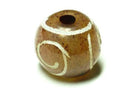 TOKO-BEADS BZ021-07 Tibetan Natural Stone bead 8.5mm BZ021-07 チベット天然石ビーズ 8.5mm Asian bead & African bead  Handmade,Lampeork,bead,asia,india,ethnic,parts,accessory,beads とんぼ玉,ビーズ,トンボ玉,アジア,インド,エスニック,手作り,パーツ,アクセサリー