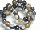 TOKO-BEADS BZ021-22 Eyestone onyx (strand) 6mm BZ021-22 縞メノウビーズ（連） 6mm Asian bead & African bead  Handmade,Lampeork,bead,asia,india,ethnic,parts,accessory,beads とんぼ玉,ビーズ,トンボ玉,アジア,インド,エスニック,手作り,パーツ,アクセサリー