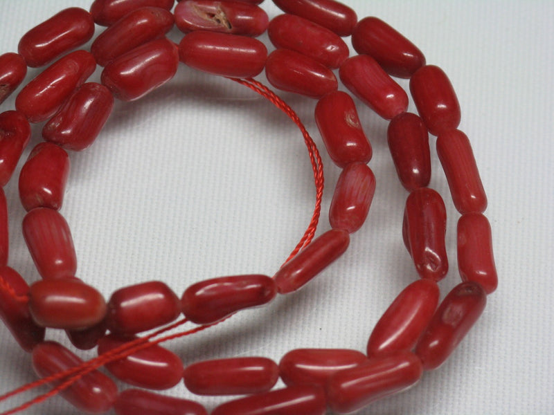 | TOKO-BEADS |BZ021-41 山さんご（連） 4.5mmとんぼ玉,ビーズ,トンボ玉,アジア,インド,エスニック,手作り,パーツ,アクセサリー