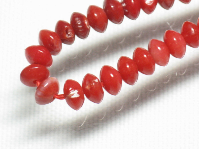 TOKO-BEADS BZ021N-47 Corallite bead 4mm BZ021N-47 山さんご（連） 4mm Asian bead & African bead  Handmade,Lampeork,bead,asia,india,ethnic,parts,accessory,beads とんぼ玉,ビーズ,トンボ玉,アジア,インド,エスニック,手作り,パーツ,アクセサリー