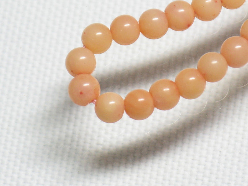 TOKO-BEADS BZ021N-51 Corallite bead 2.5mm BZ021N-51 山さんご（連） 2.5mm Asian bead & African bead  Handmade,Lampeork,bead,asia,india,ethnic,parts,accessory,beads とんぼ玉,ビーズ,トンボ玉,アジア,インド,エスニック,手作り,パーツ,アクセサリー