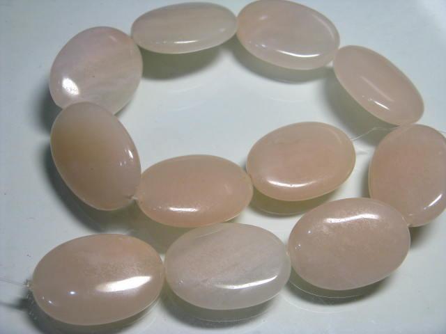 TOKO-BEADS BZ102N-01 Peach Quartz bead (strand) 25mm BZ102N-01 ピーチクォーツ（連） 25mm Asian bead & African bead  Handmade,Lampeork,bead,asia,india,ethnic,parts,accessory,beads とんぼ玉,ビーズ,トンボ玉,アジア,インド,エスニック,手作り,パーツ,アクセサリー
