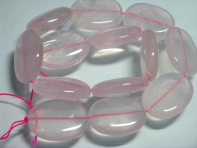 TOKO-BEADS BZ103-01N Peach Quartz bead (strand) 20mm BZ103-01N ローズクォーツ（連） 20mm Asian bead & African bead  Handmade,Lampeork,bead,asia,india,ethnic,parts,accessory,beads とんぼ玉,ビーズ,トンボ玉,アジア,インド,エスニック,手作り,パーツ,アクセサリー