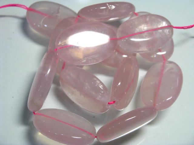 TOKO-BEADS BZ103-02N Rose Qwuartz bead 20mm BZ103-02N ローズクォーツ（連） 20mm Asian bead & African bead  Handmade,Lampeork,bead,asia,india,ethnic,parts,accessory,beads とんぼ玉,ビーズ,トンボ玉,アジア,インド,エスニック,手作り,パーツ,アクセサリー