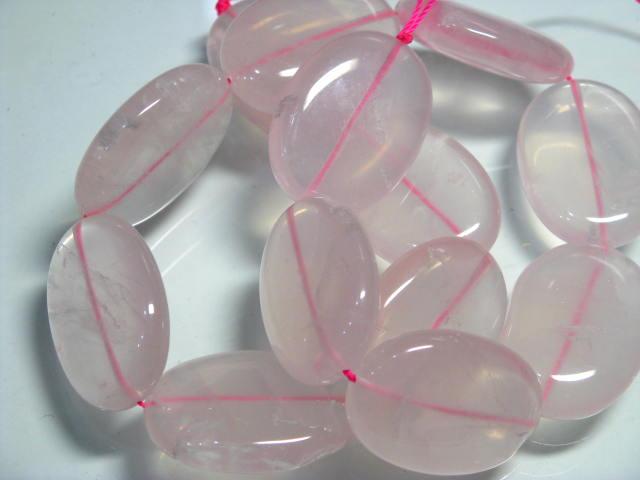 TOKO-BEADS BZ103-04N Rose Qwuartz bead 20mm BZ103-04N ローズクォーツ（連） 20mm Asian bead & African bead  Handmade,Lampeork,bead,asia,india,ethnic,parts,accessory,beads とんぼ玉,ビーズ,トンボ玉,アジア,インド,エスニック,手作り,パーツ,アクセサリー