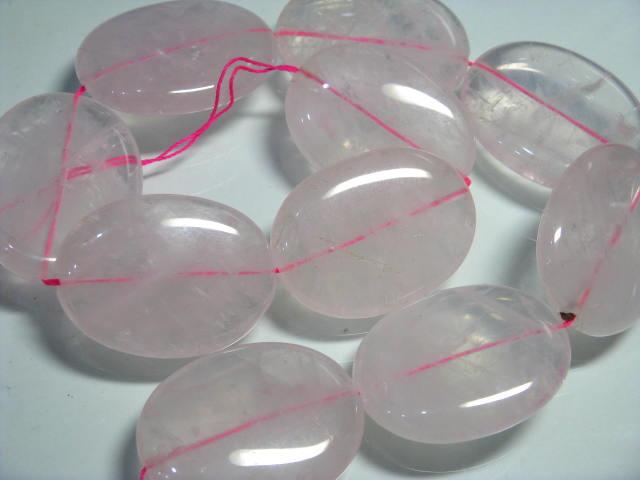 TOKO-BEADS BZ104-03N Peach Quartz bead (strand) 30mm BZ104-03N ローズクォーツ（連） 30mm Asian bead & African bead  Handmade,Lampeork,bead,asia,india,ethnic,parts,accessory,beads とんぼ玉,ビーズ,トンボ玉,アジア,インド,エスニック,手作り,パーツ,アクセサリー
