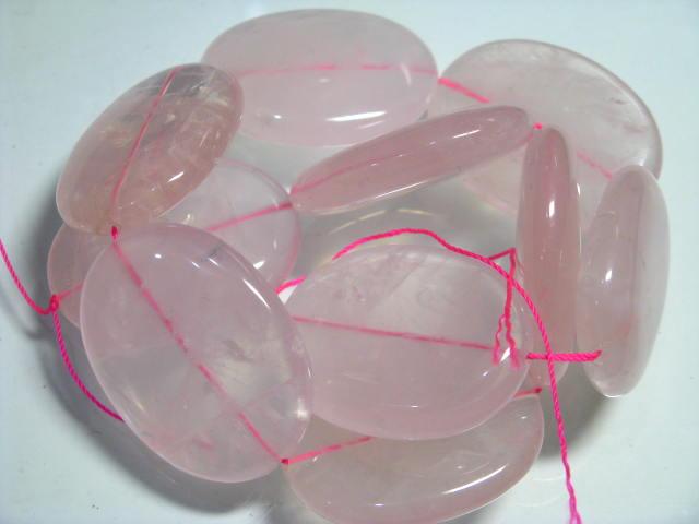 TOKO-BEADS BZ104-04N Peach Quartz bead (strand) 30mm BZ104-04N ローズクォーツ（連） 30mm Asian bead & African bead  Handmade,Lampeork,bead,asia,india,ethnic,parts,accessory,beads とんぼ玉,ビーズ,トンボ玉,アジア,インド,エスニック,手作り,パーツ,アクセサリー