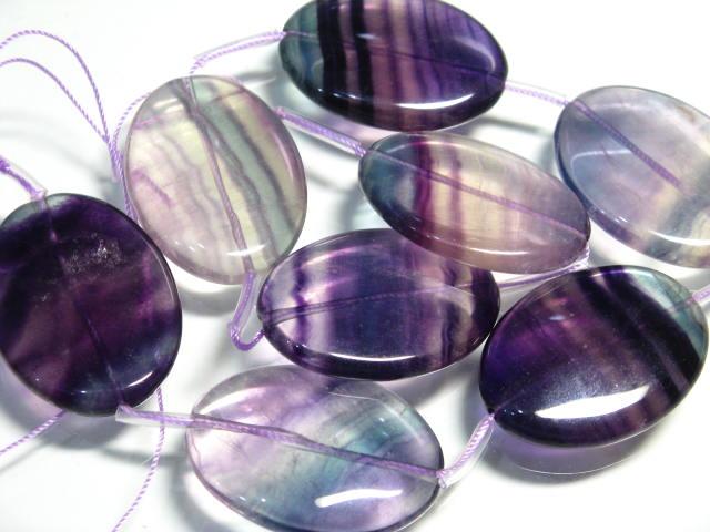 TOKO-BEADS BZ105-01N Fluorite bead (strand) 26mm BZ105-01N フローライト（連） 26mm Asian bead & African bead  Handmade,Lampeork,bead,asia,india,ethnic,parts,accessory,beads とんぼ玉,ビーズ,トンボ玉,アジア,インド,エスニック,手作り,パーツ,アクセサリー