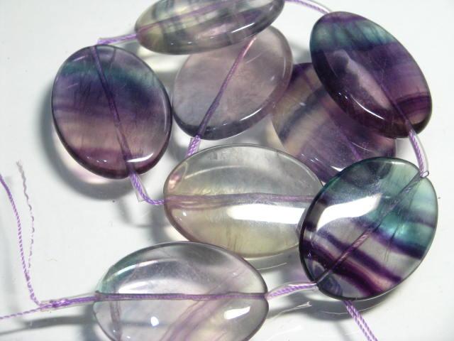 TOKO-BEADS BZ105-02N Fluorite bead (strand) 26mm BZ105-02N フローライト（連） 26mm Asian bead & African bead  Handmade,Lampeork,bead,asia,india,ethnic,parts,accessory,beads とんぼ玉,ビーズ,トンボ玉,アジア,インド,エスニック,手作り,パーツ,アクセサリー