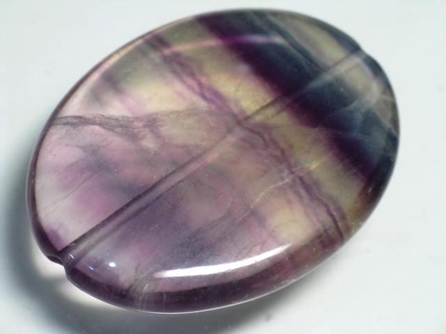 TOKO-BEADS BZ106-07 Fluorite bead 30mm BZ106-07 フローライト 30mm Asian bead & African bead  Handmade,Lampeork,bead,asia,india,ethnic,parts,accessory,beads とんぼ玉,ビーズ,トンボ玉,アジア,インド,エスニック,手作り,パーツ,アクセサリー