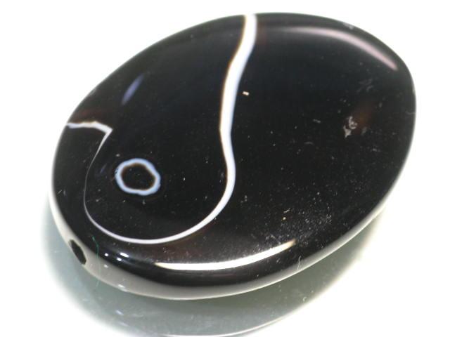 TOKO-BEADS BZ118-08 Agate bead 30mm BZ118-08 アゲート 30mm Asian bead & African bead  Handmade,Lampeork,bead,asia,india,ethnic,parts,accessory,beads とんぼ玉,ビーズ,トンボ玉,アジア,インド,エスニック,手作り,パーツ,アクセサリー