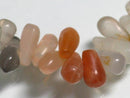 TOKO-BEADS BZ119-03 Moon Stone bead 4mm BZ119-03 ムーンストーン（しずく）(連) 4mm Asian bead & African bead  Handmade,Lampeork,bead,asia,india,ethnic,parts,accessory,beads とんぼ玉,ビーズ,トンボ玉,アジア,インド,エスニック,手作り,パーツ,アクセサリー