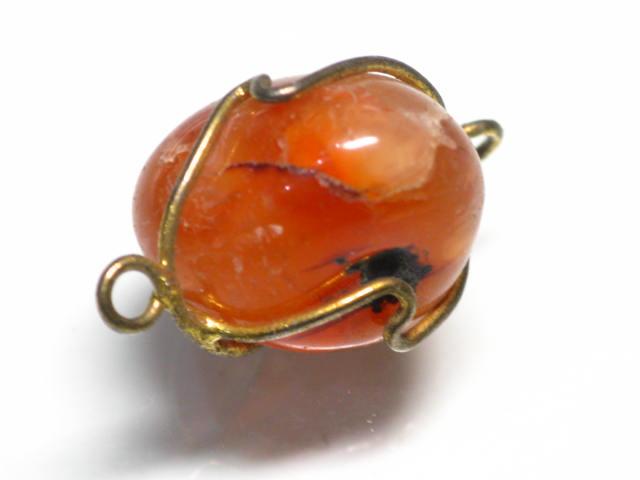 TOKO-BEADS BZ120-06 Natural Stone Charm 22mm BZ120-06 天然石チャーム 22mm Asian bead & African bead  Handmade,Lampeork,bead,asia,india,ethnic,parts,accessory,beads とんぼ玉,ビーズ,トンボ玉,アジア,インド,エスニック,手作り,パーツ,アクセサリー