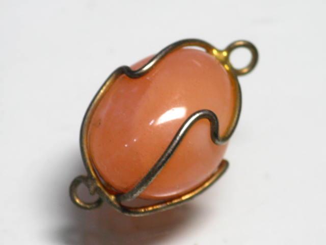 TOKO-BEADS BZ120-07 Natural Stone Charm 22mm BZ120-07 天然石チャーム 22mm Asian bead & African bead  Handmade,Lampeork,bead,asia,india,ethnic,parts,accessory,beads とんぼ玉,ビーズ,トンボ玉,アジア,インド,エスニック,手作り,パーツ,アクセサリー