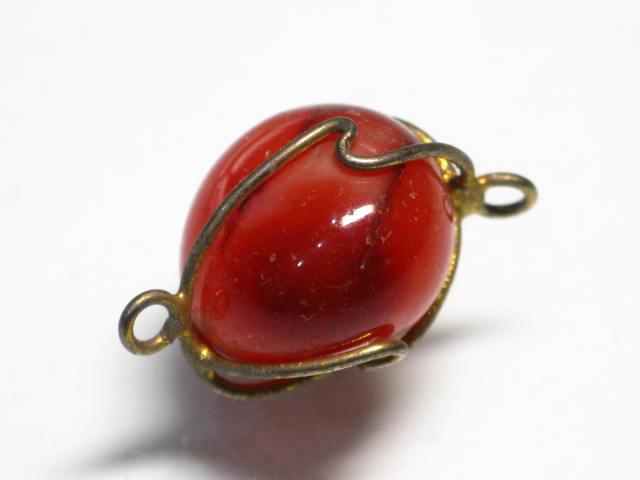 TOKO-BEADS BZ120-09 Natural Stone Charm 22mm BZ120-09 天然石チャーム 22mm Asian bead & African bead  Handmade,Lampeork,bead,asia,india,ethnic,parts,accessory,beads とんぼ玉,ビーズ,トンボ玉,アジア,インド,エスニック,手作り,パーツ,アクセサリー