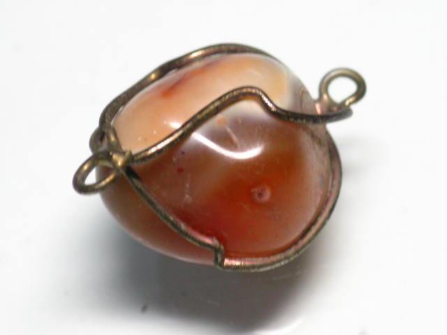 TOKO-BEADS BZ120-17 Natural Stone Charm 22mm BZ120-17 天然石チャーム 22mm Asian bead & African bead  Handmade,Lampeork,bead,asia,india,ethnic,parts,accessory,beads とんぼ玉,ビーズ,トンボ玉,アジア,インド,エスニック,手作り,パーツ,アクセサリー