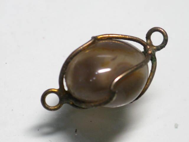 TOKO-BEADS BZ120-40 Natural Stone Charm 22mm BZ120-40 天然石チャーム 22mm Asian bead & African bead  Handmade,Lampeork,bead,asia,india,ethnic,parts,accessory,beads とんぼ玉,ビーズ,トンボ玉,アジア,インド,エスニック,手作り,パーツ,アクセサリー