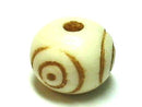 TOKO-BEADS CB018 Bone bead 12mm CB018 ボーンビーズ 12mm Asian bead & African bead  Handmade,Lampeork,bead,asia,india,ethnic,parts,accessory,beads とんぼ玉,ビーズ,トンボ玉,アジア,インド,エスニック,手作り,パーツ,アクセサリー