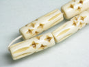 TOKO-BEADS CB034P Bone bead 9mm CB034P ボーンビーズ（40g 約20個） 9mm Asian bead & African bead  Handmade,Lampeork,bead,asia,india,ethnic,parts,accessory,beads とんぼ玉,ビーズ,トンボ玉,アジア,インド,エスニック,手作り,パーツ,アクセサリー