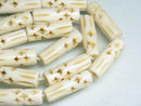TOKO-BEADS CB034P Bone bead 9mm CB034P ボーンビーズ（40g 約20個） 9mm Asian bead & African bead  Handmade,Lampeork,bead,asia,india,ethnic,parts,accessory,beads とんぼ玉,ビーズ,トンボ玉,アジア,インド,エスニック,手作り,パーツ,アクセサリー