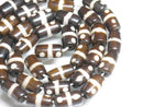 TOKO-BEADS CB065-05N Batik Bone bead (Strand) 6~7mm CB065-05N バティックボーンビーズ（連） 6~7mm Asian bead & African bead  Handmade,Lampeork,bead,asia,india,ethnic,parts,accessory,beads とんぼ玉,ビーズ,トンボ玉,アジア,インド,エスニック,手作り,パーツ,アクセサリー