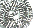 TOKO-BEADS CB065P Batik Bone bead 7mm CB065P ボーンビーズ（34g 約38個） 7mm Asian bead & African bead  Handmade,Lampeork,bead,asia,india,ethnic,parts,accessory,beads とんぼ玉,ビーズ,トンボ玉,アジア,インド,エスニック,手作り,パーツ,アクセサリー