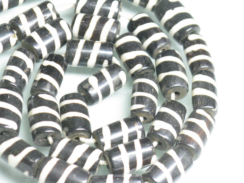 | TOKO-BEADS |CB065P ボーンビーズ（34g 約38個） 7mmとんぼ玉,ビーズ,トンボ玉,アジア,インド,エスニック,手作り,パーツ,アクセサリー