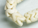 TOKO-BEADS CB103N Bone bead 8mm CB103N スネークビーズ（ボーン）（連） 8mm Asian bead & African bead  Handmade,Lampeork,bead,asia,india,ethnic,parts,accessory,beads とんぼ玉,ビーズ,トンボ玉,アジア,インド,エスニック,手作り,パーツ,アクセサリー