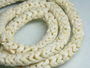TOKO-BEADS CB103N Bone bead 8mm CB103N スネークビーズ（ボーン）（連） 8mm Asian bead & African bead  Handmade,Lampeork,bead,asia,india,ethnic,parts,accessory,beads とんぼ玉,ビーズ,トンボ玉,アジア,インド,エスニック,手作り,パーツ,アクセサリー