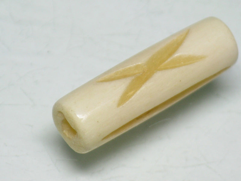TOKO-BEADS CB134-24 Bone bead (Alphabet  X） 8~9mm CB134-24 ボーンビーズ（アルファベット X） 8~9mm Asian bead & African bead  Handmade,Lampeork,bead,asia,india,ethnic,parts,accessory,beads とんぼ玉,ビーズ,トンボ玉,アジア,インド,エスニック,手作り,パーツ,アクセサリー
