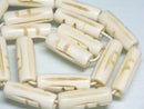 TOKO-BEADS CB134-06N Bone bead (Alphabet  F)(Strand) 8~9mm CB134-06N ボーンビーズ（アルファベット F)(連) 8~9mm Asian bead & African bead  Handmade,Lampeork,bead,asia,india,ethnic,parts,accessory,beads とんぼ玉,ビーズ,トンボ玉,アジア,インド,エスニック,手作り,パーツ,アクセサリー