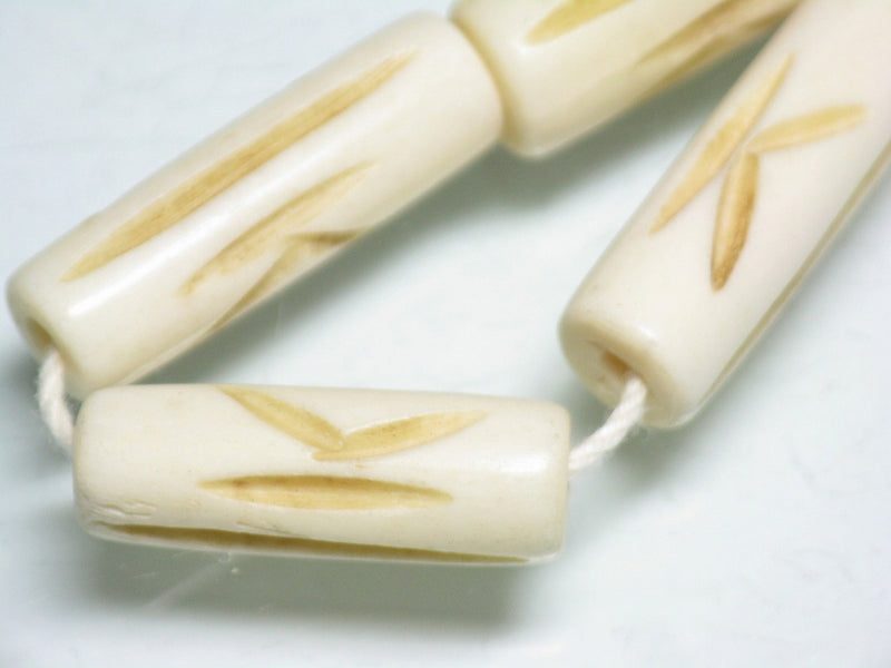 TOKO-BEADS CB134-11N Bone bead (Alphabet  K)(Strand) 8~9mm CB134-11N ボーンビーズ（アルファベット K)(連) 8~9mm Asian bead & African bead  Handmade,Lampeork,bead,asia,india,ethnic,parts,accessory,beads とんぼ玉,ビーズ,トンボ玉,アジア,インド,エスニック,手作り,パーツ,アクセサリー