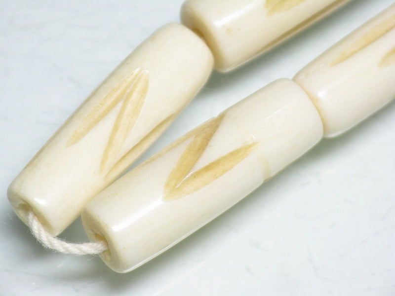 TOKO-BEADS CB134-14N Bone bead (Alphabet  N)(Strand) 8~9mm CB134-14N ボーンビーズ（アルファベット N)(連) 8~9mm Asian bead & African bead  Handmade,Lampeork,bead,asia,india,ethnic,parts,accessory,beads とんぼ玉,ビーズ,トンボ玉,アジア,インド,エスニック,手作り,パーツ,アクセサリー