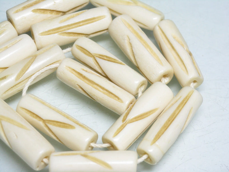 | TOKO-BEADS |CB134N-25 ボーンビーズ（アルファベット Y)(連) 8~9mmとんぼ玉,ビーズ,トンボ玉,アジア,インド,エスニック,手作り,パーツ,アクセサリー