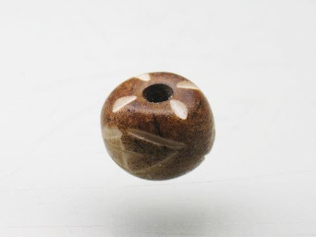 TOKO-BEADS CB151-03 Bone bead 10mm CB151-03 ボーンビーズ 10mm Asian bead & African bead  Handmade,Lampeork,bead,asia,india,ethnic,parts,accessory,beads とんぼ玉,ビーズ,トンボ玉,アジア,インド,エスニック,手作り,パーツ,アクセサリー