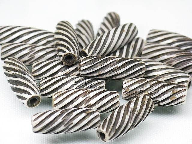 TOKO-BEADS CB151-15P Bone bead (18pcs) 6~8mm CB151-15P ボーンビーズ（18個パック） 6~8mm Asian bead & African bead  Handmade,Lampeork,bead,asia,india,ethnic,parts,accessory,beads とんぼ玉,ビーズ,トンボ玉,アジア,インド,エスニック,手作り,パーツ,アクセサリー