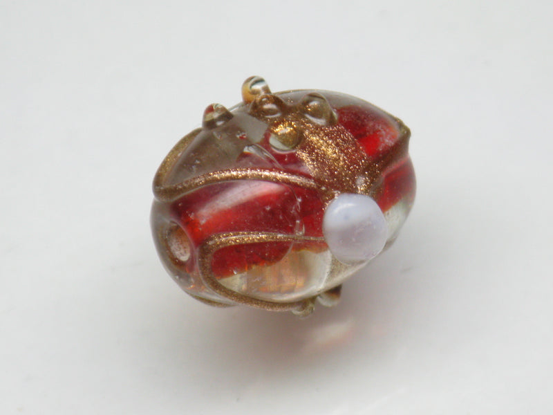 TOKO-BEADS CG062 Indian bead 13mm CG062 インドビーズ 13mm Asian bead & African bead  Handmade,Lampeork,bead,asia,india,ethnic,parts,accessory,beads とんぼ玉,ビーズ,トンボ玉,アジア,インド,エスニック,手作り,パーツ,アクセサリー
