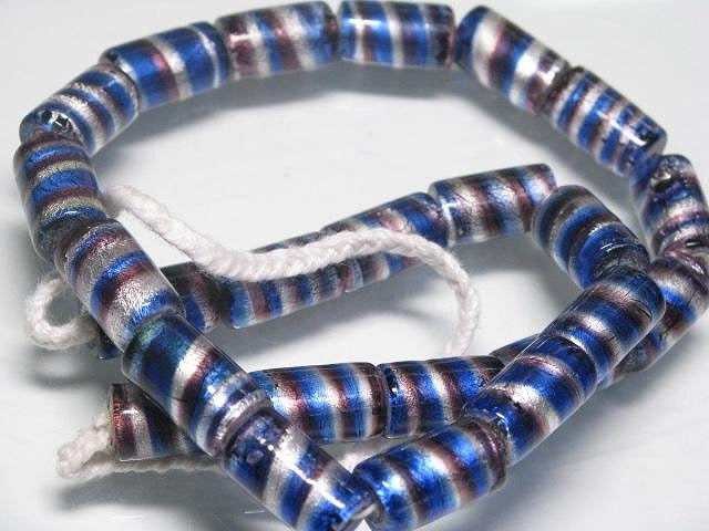 | TOKO-BEADS |CG608N インドビーズ（24個パック） 9mmとんぼ玉,ビーズ,トンボ玉,アジア,インド,エスニック,手作り,パーツ,アクセサリー