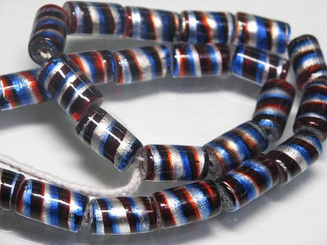 | TOKO-BEADS |CG610N インドビーズ（24個パック） 9mmとんぼ玉,ビーズ,トンボ玉,アジア,インド,エスニック,手作り,パーツ,アクセサリー