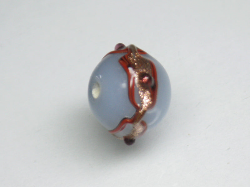 TOKO-BEADS CG639 Indian bead 13mm CG639 インドビーズ 13mm Asian bead & African bead  Handmade,Lampeork,bead,asia,india,ethnic,parts,accessory,beads とんぼ玉,ビーズ,トンボ玉,アジア,インド,エスニック,手作り,パーツ,アクセサリー