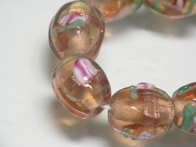 TOKO-BEADS CG652N Indian bead(33pcs) 11mm CG652N インドビーズ（33個パック） 11mm Asian bead & African bead  Handmade,Lampeork,bead,asia,india,ethnic,parts,accessory,beads とんぼ玉,ビーズ,トンボ玉,アジア,インド,エスニック,手作り,パーツ,アクセサリー