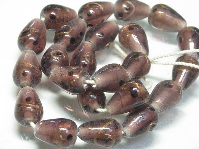 | TOKO-BEADS |CG654N インドビーズ（23個パック） 12mmとんぼ玉,ビーズ,トンボ玉,アジア,インド,エスニック,手作り,パーツ,アクセサリー