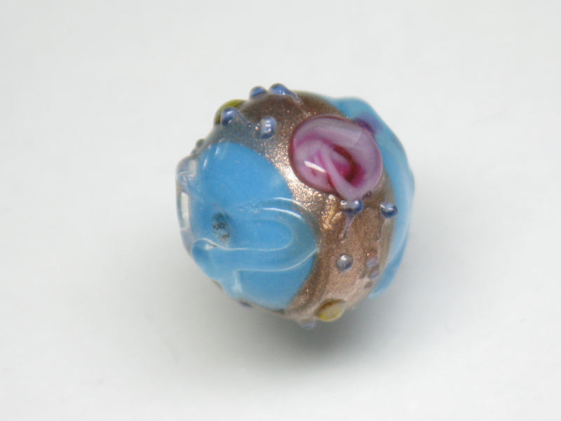TOKO-BEADS CG658 Indian bead 15mm CG658 インドビーズ 15mm Asian bead & African bead  Handmade,Lampeork,bead,asia,india,ethnic,parts,accessory,beads とんぼ玉,ビーズ,トンボ玉,アジア,インド,エスニック,手作り,パーツ,アクセサリー