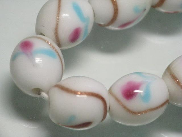 TOKO-BEADS CG678N Indian bead(32pcs) 10mm CG678N インドビーズ（32個パック） 10mm Asian bead & African bead  Handmade,Lampeork,bead,asia,india,ethnic,parts,accessory,beads とんぼ玉,ビーズ,トンボ玉,アジア,インド,エスニック,手作り,パーツ,アクセサリー