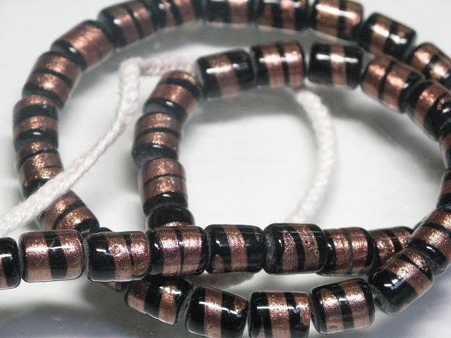 | TOKO-BEADS |CG685N インドビーズ（42個パック） 8mmとんぼ玉,ビーズ,トンボ玉,アジア,インド,エスニック,手作り,パーツ,アクセサリー