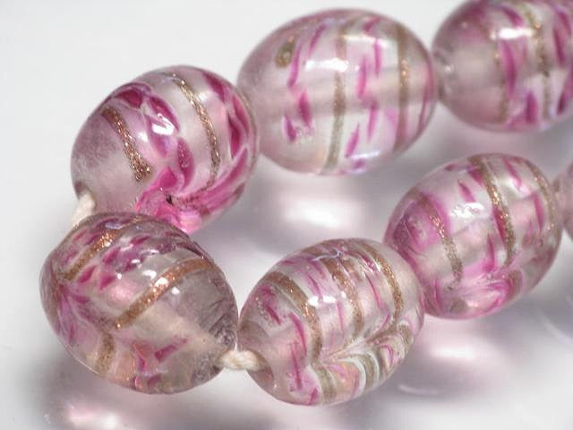 | TOKO-BEADS |CG686N インドビーズ（30個パック） 10.5mmとんぼ玉,ビーズ,トンボ玉,アジア,インド,エスニック,手作り,パーツ,アクセサリー