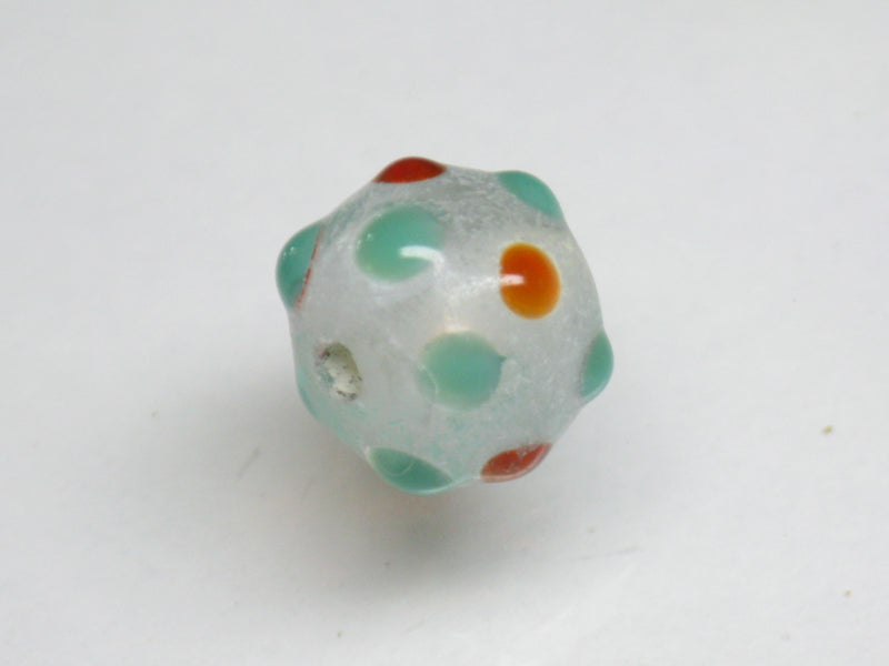 TOKO-BEADS CG714 Indian bead 12mm CG714 インドビーズ 12mm Asian bead & African bead  Handmade,Lampeork,bead,asia,india,ethnic,parts,accessory,beads とんぼ玉,ビーズ,トンボ玉,アジア,インド,エスニック,手作り,パーツ,アクセサリー