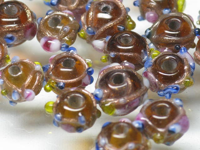 TOKO-BEADS CG720P Indian bead(30pcs) 7mm CG720P インドビーズ（30個パック） 7mm Asian bead & African bead  Handmade,Lampeork,bead,asia,india,ethnic,parts,accessory,beads とんぼ玉,ビーズ,トンボ玉,アジア,インド,エスニック,手作り,パーツ,アクセサリー