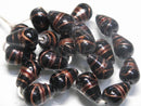 TOKO-BEADS CG727N Indian bead(22pcs) 13mm CG727N インドビーズ（22個パック） 13mm Asian bead & African bead  Handmade,Lampeork,bead,asia,india,ethnic,parts,accessory,beads とんぼ玉,ビーズ,トンボ玉,アジア,インド,エスニック,手作り,パーツ,アクセサリー